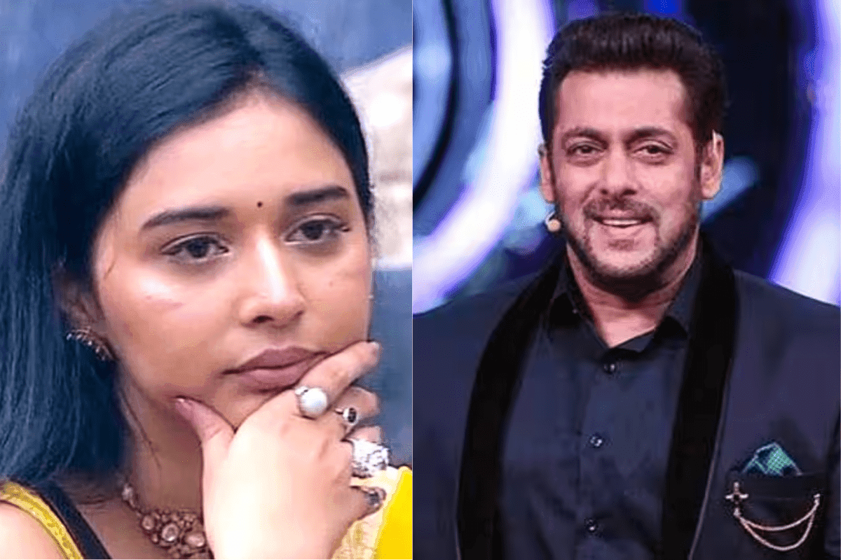 salman khan and tanya mittal side face scene bigg boss 19