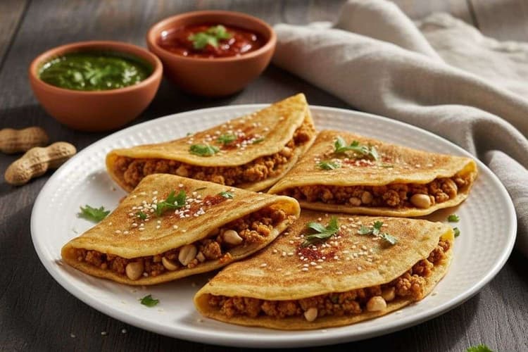 Til Mungfali Stuffed Chilla Recipe: विंटर स्पेशल तिल–मूंगफली स्टफ्ड चीला, एनर्जी, टेस्ट और हेल्थ का परफेक्ट कॉम्बो