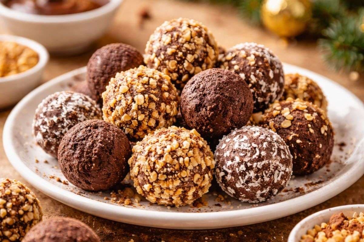 नव साल पर केक-बिस्किट नहीं, घर पर बनाएं 10 मिनट में Chocolate Nut Truffles, स्वाद ऐसा कि हर कोई रेसिपी पूछेंगे