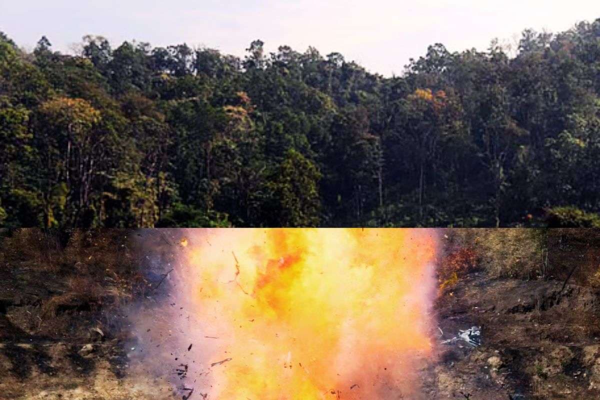 IED Blast in Saranda West Singhbhum Jharkhand