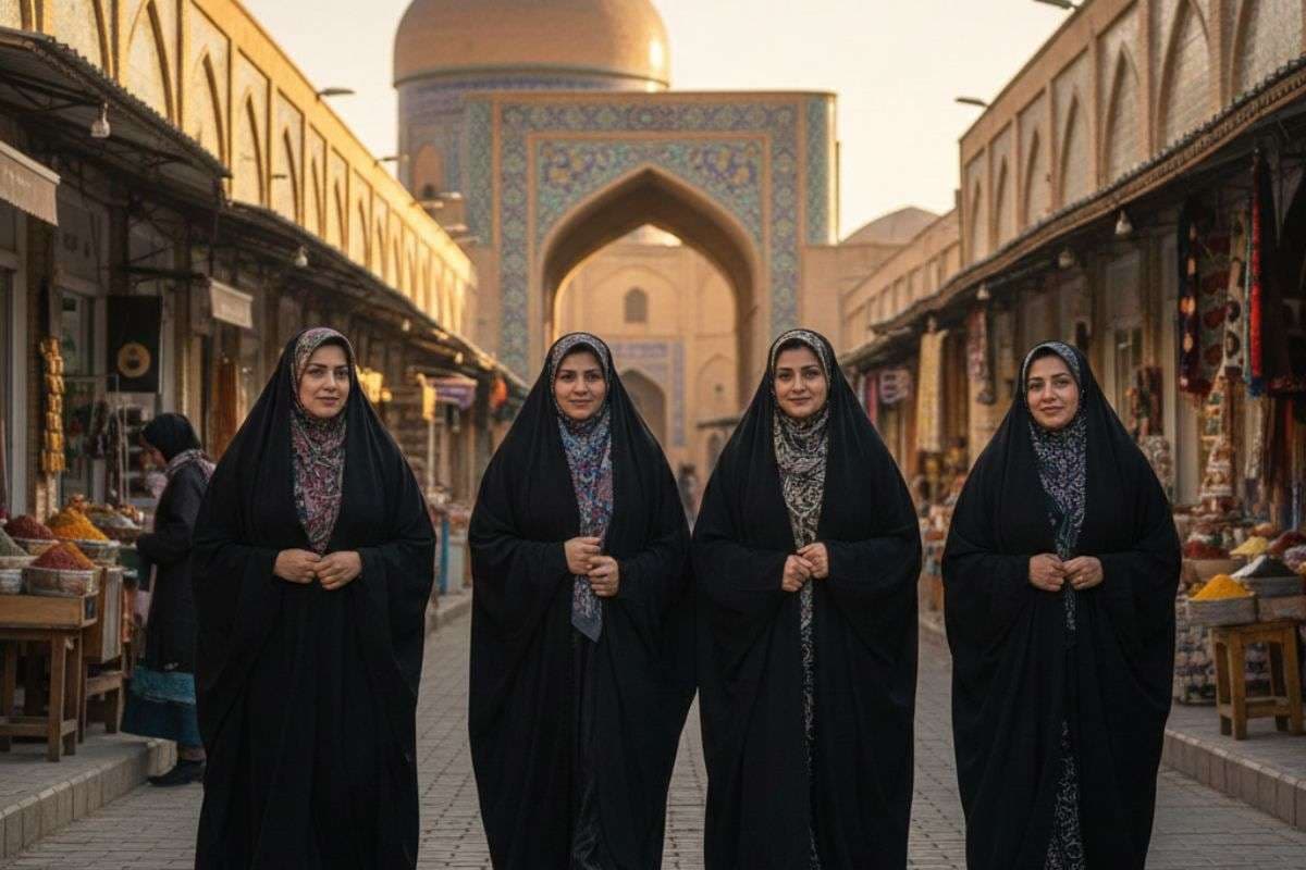 Iran Women Run Marathon Without Hijab/ Ai Image