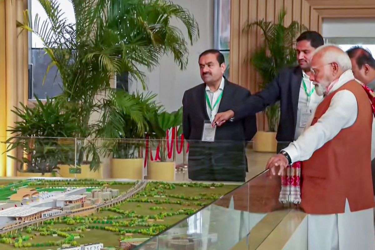Narendra Modi during inauguration new terminal Narendra Modi during inauguration new terminal