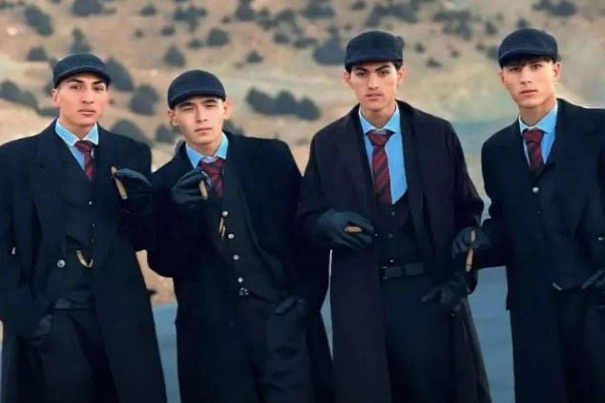 Peaky Blinders Style Four Men Arrested in Afghanistan Peaky Blinders Style Four Men Arrested in Afghanistan