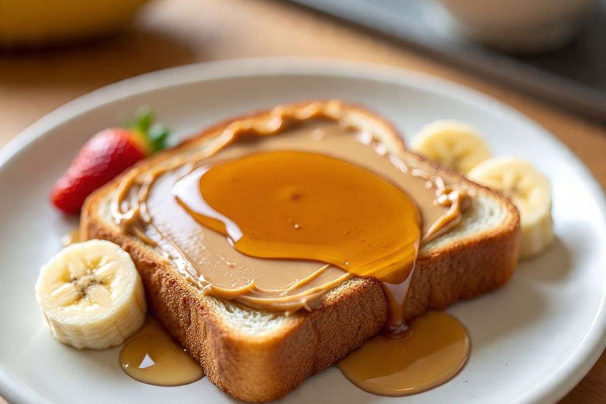 Peanut Butter Honey Toast Easy Recipe for Breakfast Peanut Butter Honey Toast Easy Recipe for Breakfast