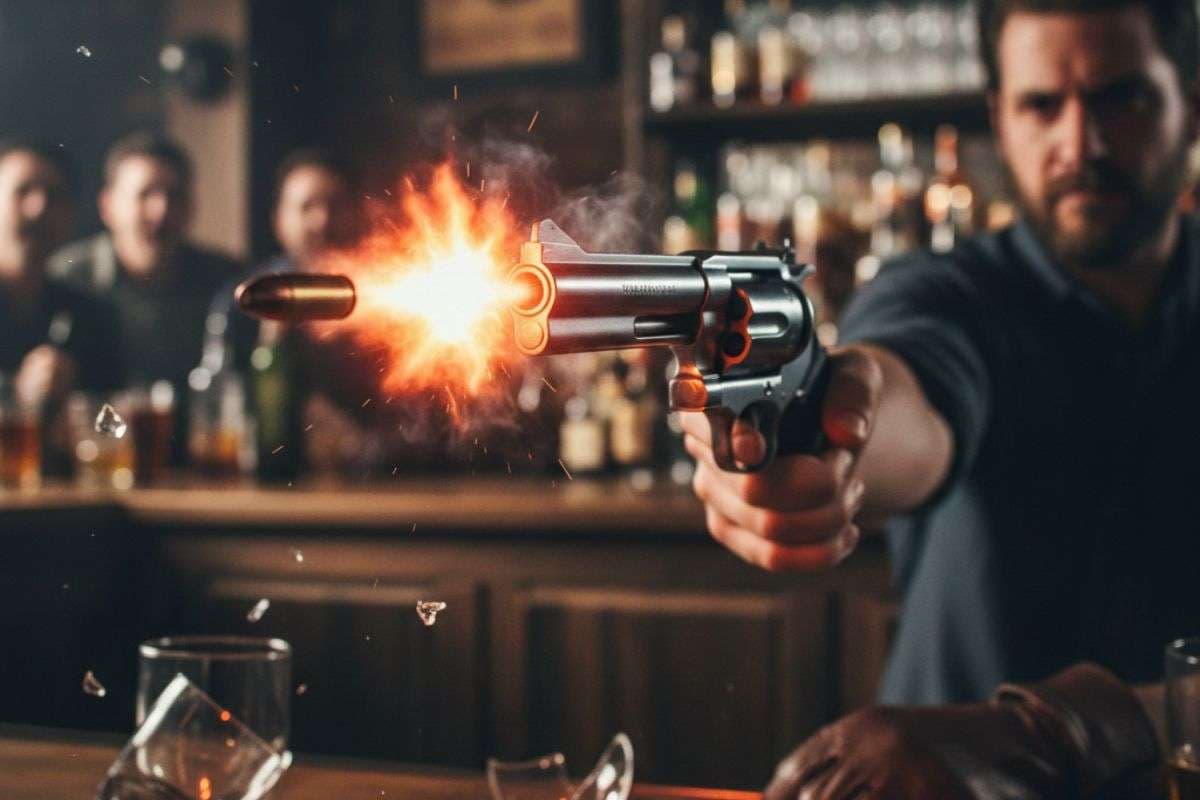 South Africa Illegal Shebeen Shooting Pretoria / Ai Image