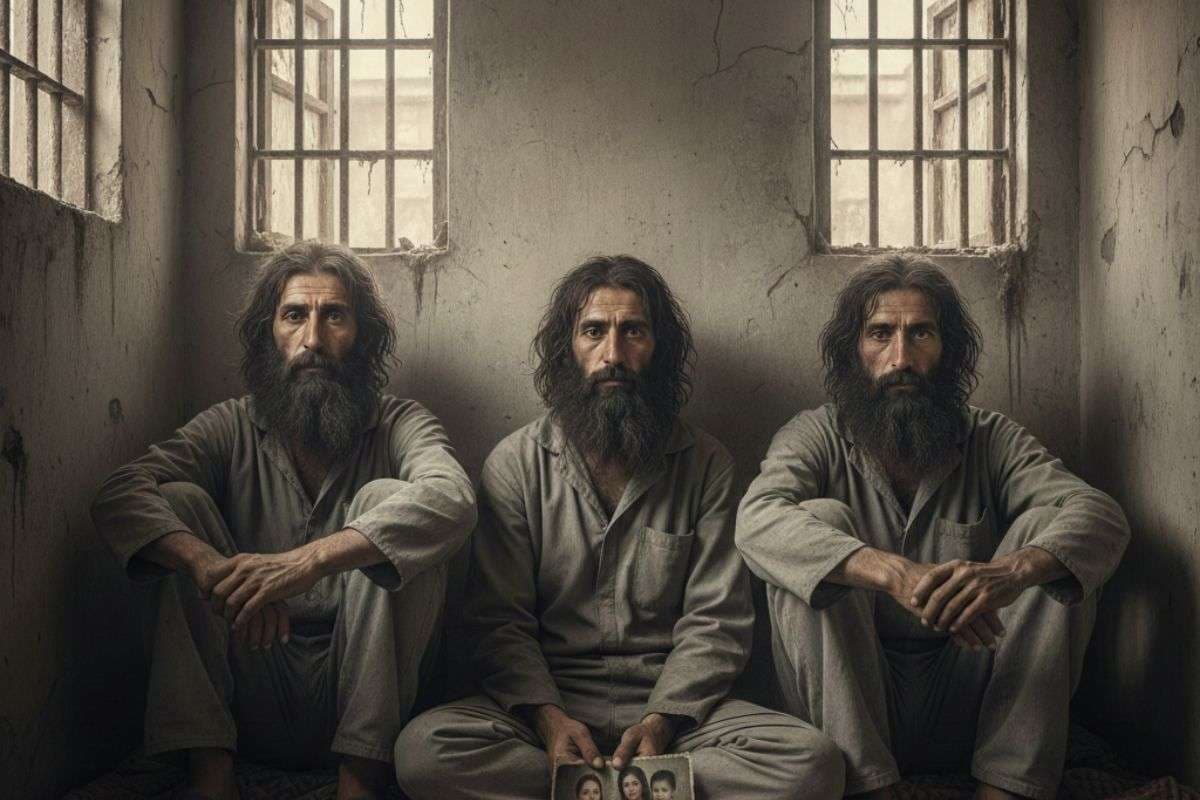 Uyghur Brothers Detained In India / Ai Image