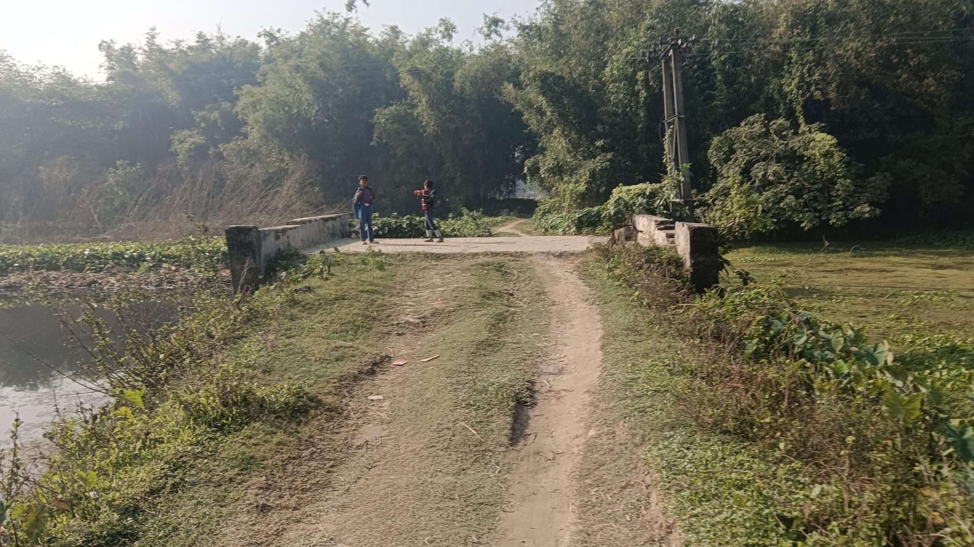 कालसर प्राथमिक विद्यालय से यादव टोला तक पथ जर्जर