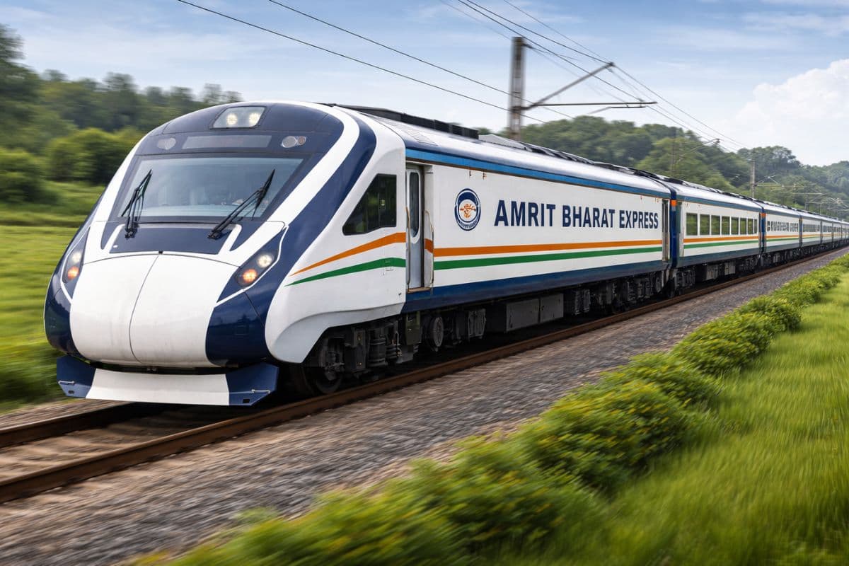 झारखंड से होकर गुजरने लगी हावड़ा-आनंद विहार अमृत भारत एक्सप्रेस AI Image