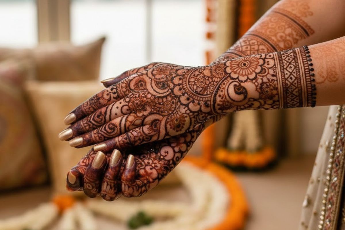 Basant Panchami Special Mehndi Design: बसंत पंचमी पर हाथों में रचाएं ये खूबसूरत मेहंदी डिजाइन Basant Panchami Special Mehndi Design: बसंत पंचमी पर हाथों में रचाएं ये खूबसूरत मेहंदी डिजाइन