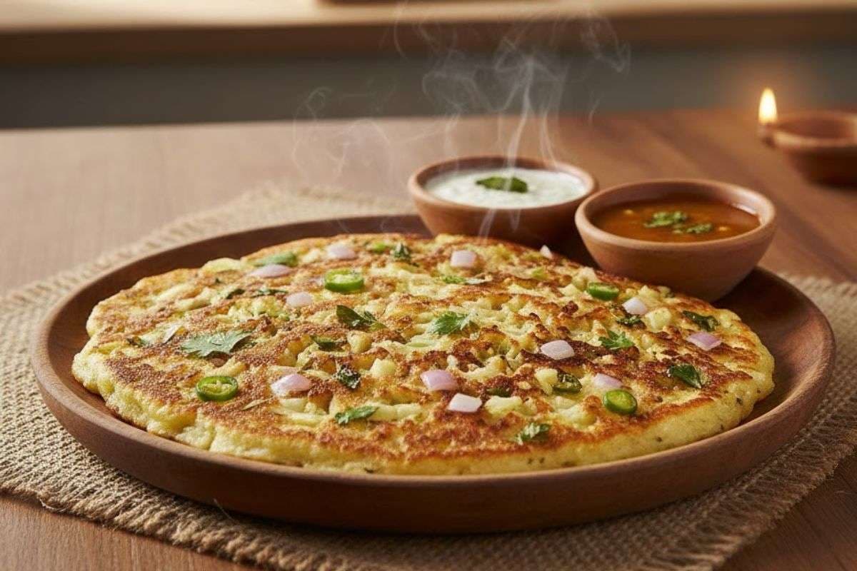 Gobhi Uttapam Recipe for Breakfast in Hindi