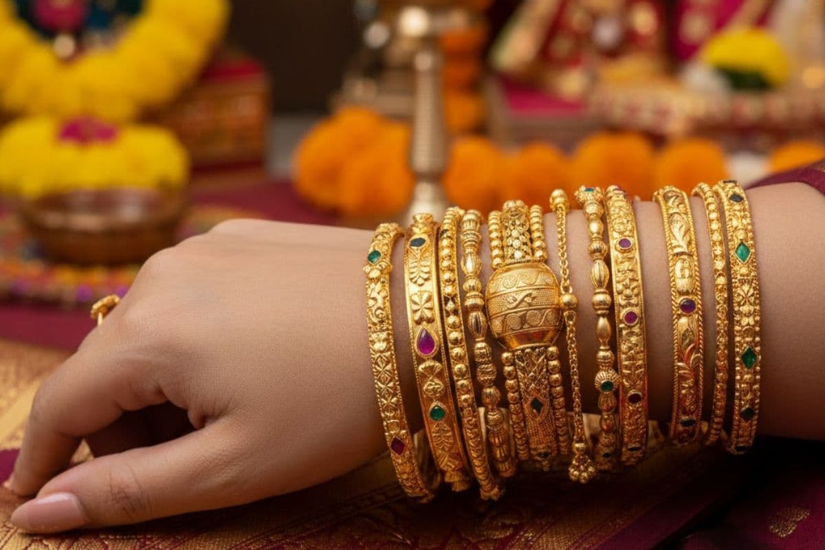 Gold Bangles Design