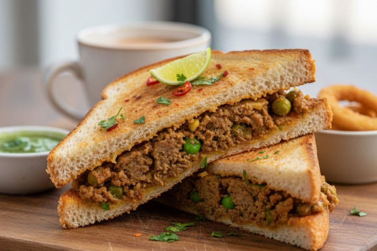 Keema Sandwich Recipe: सर्दियों के ब्रेकफास्ट में ट्राई करें कीमा सैंडविच, स्वाद ऐसा कि भूलना होगा मुश्किल Keema Sandwich Recipe: सर्दियों के ब्रेकफास्ट में ट्राई करें कीमा सैंडविच, स्वाद ऐसा कि भूलना होगा मुश्किल