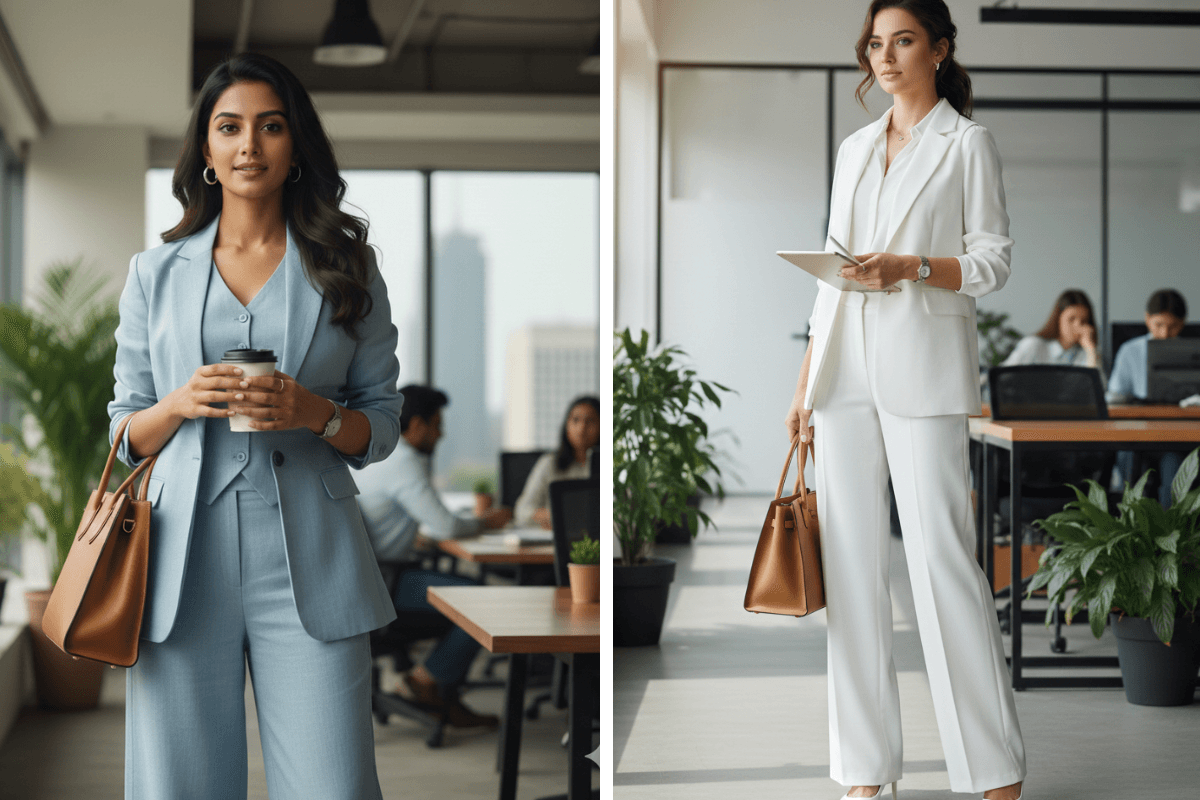 A new and trendy style for a smart office look
