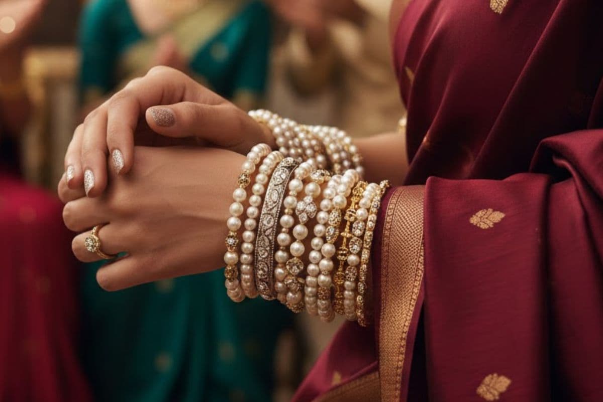 Pearl Bangles Design