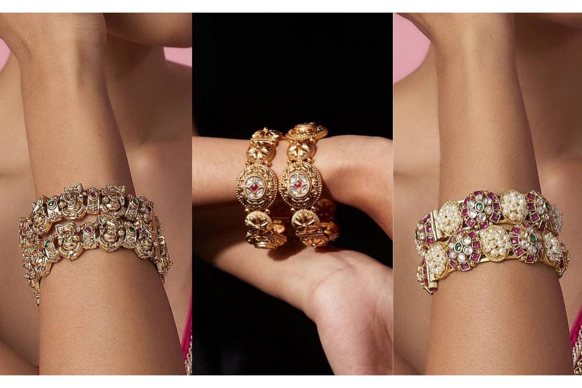 Rajwadi Kathli and Gokharu Bangles Design