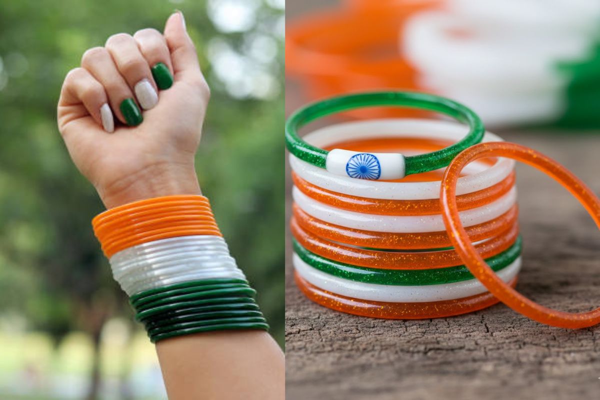 Republic Day Tiranga Bangles Designs: देसी लुक के साथ खूब जचेंगी तिरंगा चूड़ियां, हाथों को निहारते रह जाएंगे सब Republic Day Tiranga Bangles Designs: देसी लुक के साथ खूब जचेंगी तिरंगा चूड़ियां, हाथों को निहारते रह जाएंगे सब