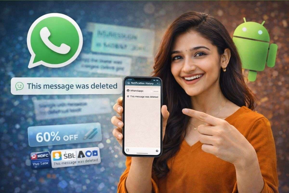 WhatsApp पर डिलीट हुआ मैसेज भी पढ़ पाएंगे आप, जानिए सबसे आसान तरीका WhatsApp पर डिलीट हुआ मैसेज भी पढ़ पाएंगे आप, जानिए सबसे आसान तरीका