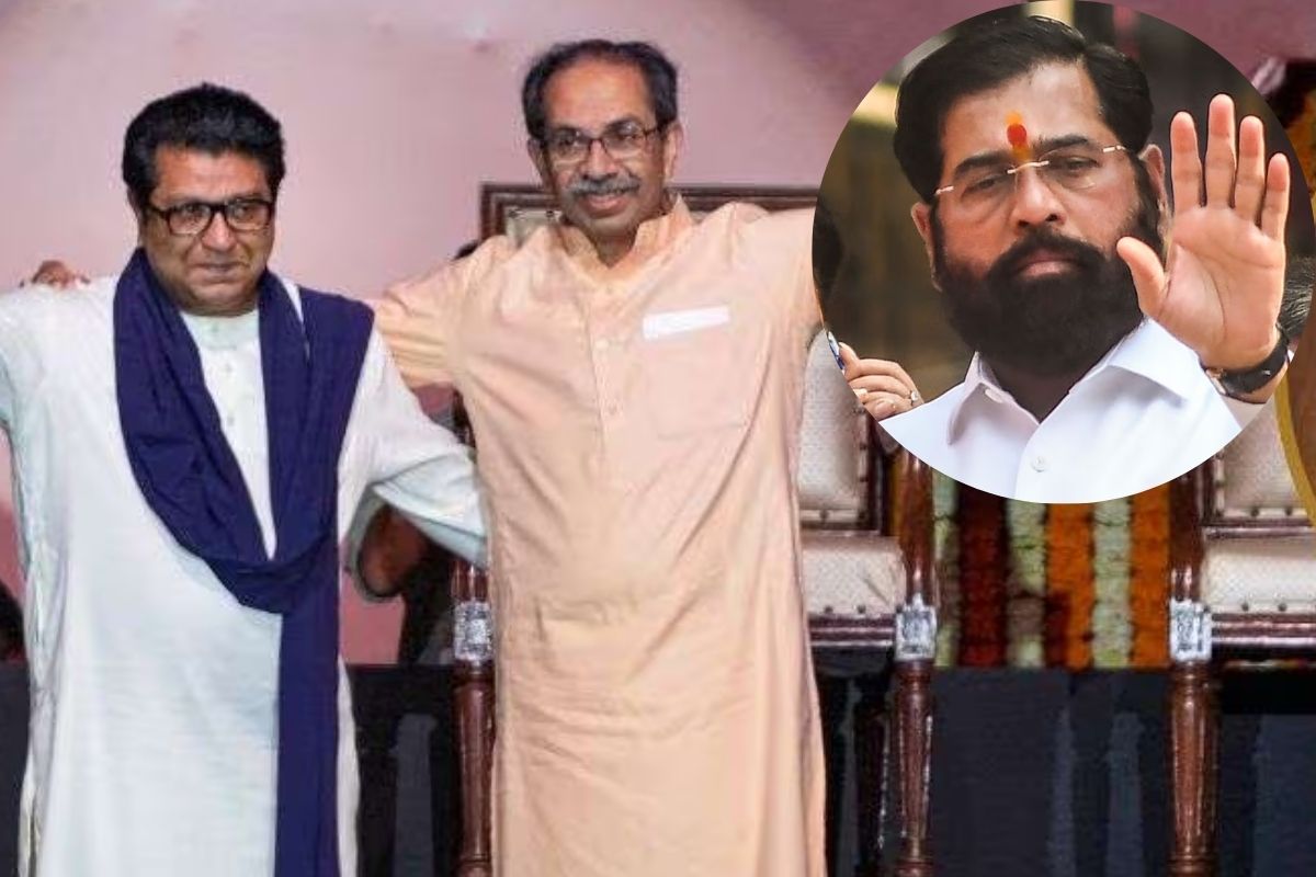 उद्धव ठाकरे को बड़ा झटका, मनसे ने शिंदे गुट वाली शिवसेना से मिलाया हाथ! ‘कल्याण’ के लिए नया समीकरण उद्धव ठाकरे को बड़ा झटका, मनसे ने शिंदे गुट वाली शिवसेना से मिलाया हाथ! ‘कल्याण’ के लिए नया समीकरण