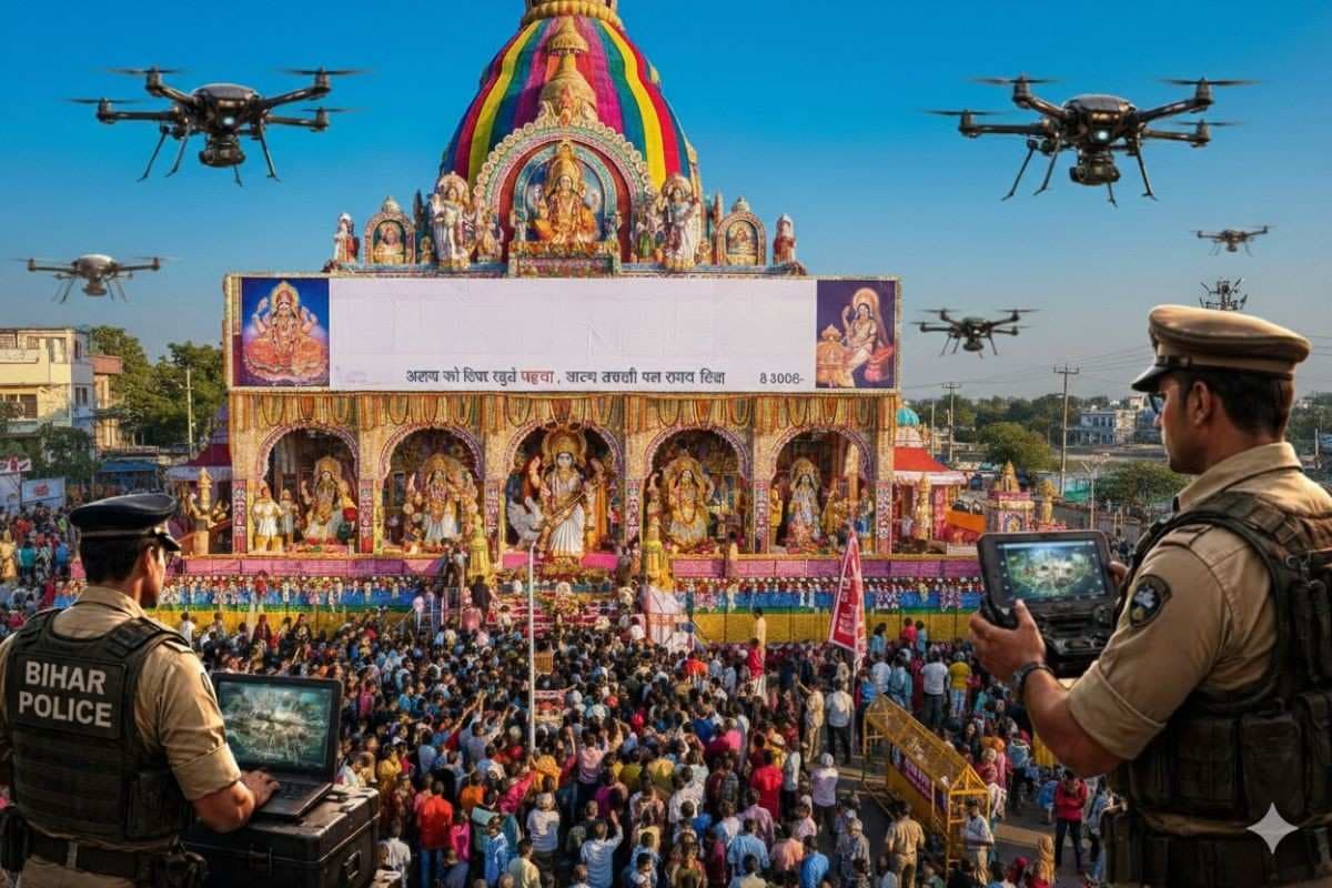 Bihar News: पटना में सरस्वती पूजा पर कड़ा पहरा, बिना लाइसेंस पंडाल लगाया तो खैर नहीं, विसर्जन के लिए भी बदले नियम! Bihar News: पटना में सरस्वती पूजा पर कड़ा पहरा, बिना लाइसेंस पंडाल लगाया तो खैर नहीं, विसर्जन के लिए भी बदले नियम!