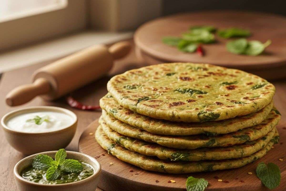 Palak Paratha Recipe: ब्रेकफास्ट के लिए परफेक्ट है पौष्टिकता से भरपूर पालक पराठा, बच्चे भी करेंगे पसंद Palak Paratha Recipe: ब्रेकफास्ट के लिए परफेक्ट है पौष्टिकता से भरपूर पालक पराठा, बच्चे भी करेंगे पसंद