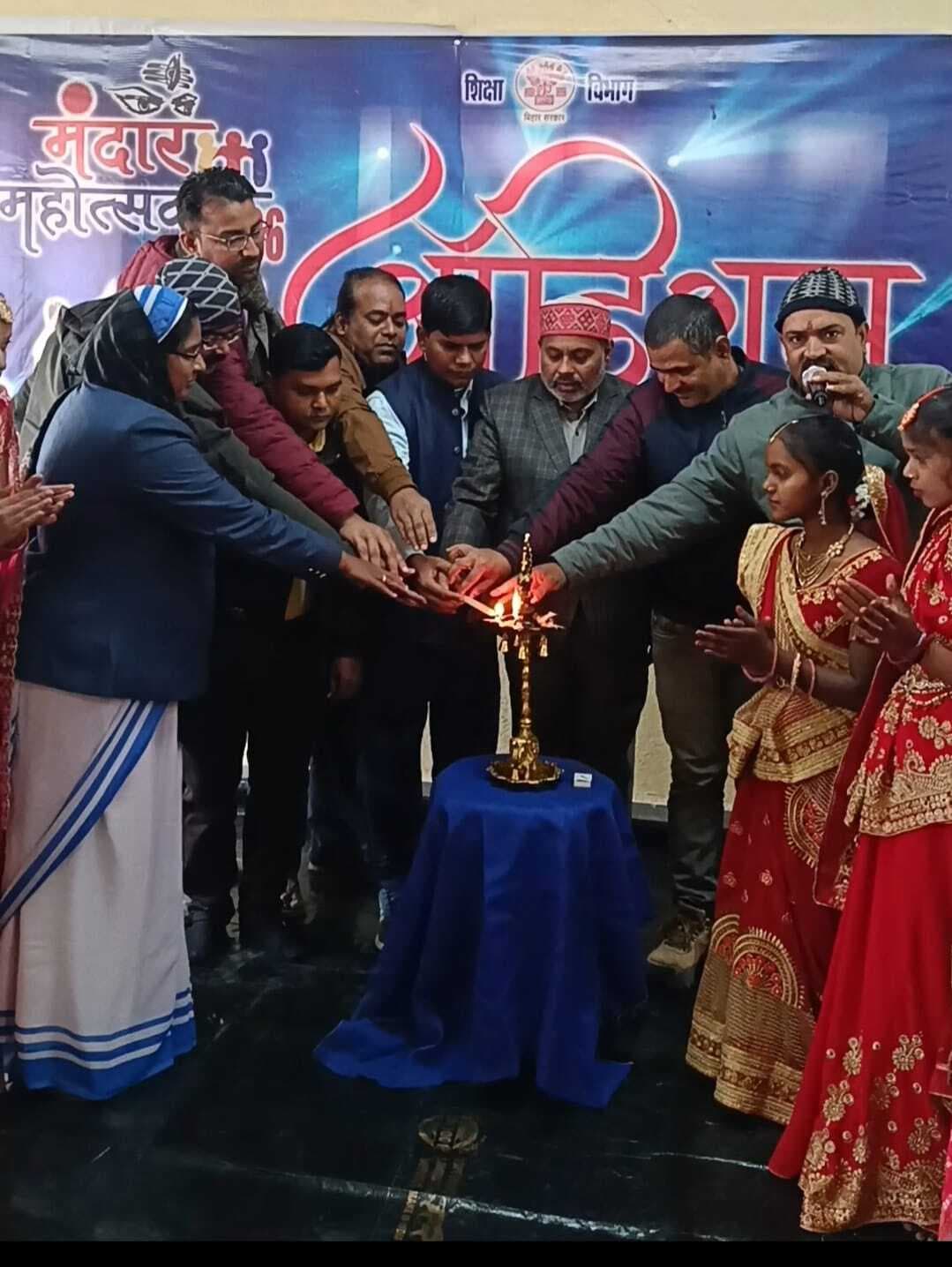 मंदार महोत्सव को लेकर स्कूली बच्चों का ऑडिशन, 684 छात्र-छात्राओं ने दिखाया हुनर