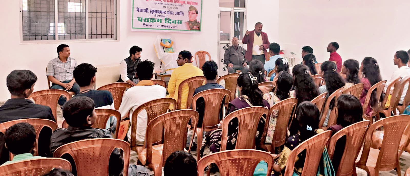 Chaibasa News : पराक्रम के प्रतीक थे नेताजी