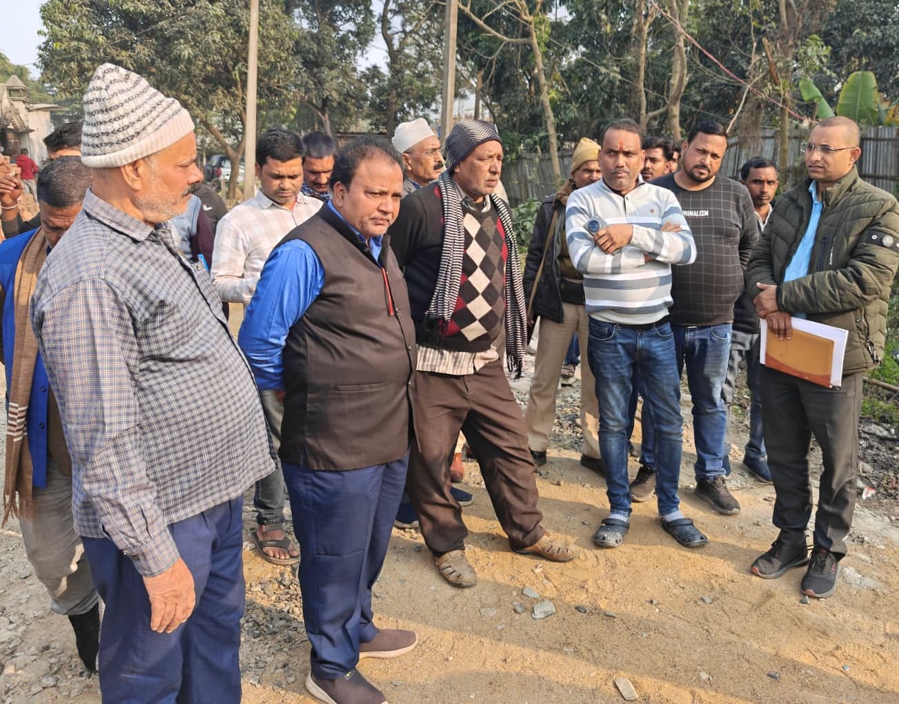 नपं जानकीनगर के वार्ड 9 में सड़क निर्माण की मांग