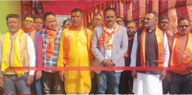 महाविष्णु यज्ञ़ 551 कन्याओं ने निकाला कलश शोभायात्रा