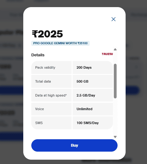 जियो का 200 दिनों वाला प्लान
