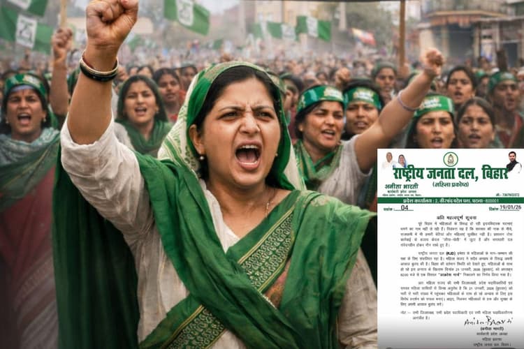 बिहार में बेटियों की सुरक्षा पर सियासी घमासान तेज, महिला अपराधों के खिलाफ RJD का ‘आक्रोश मार्च' का ऐलान