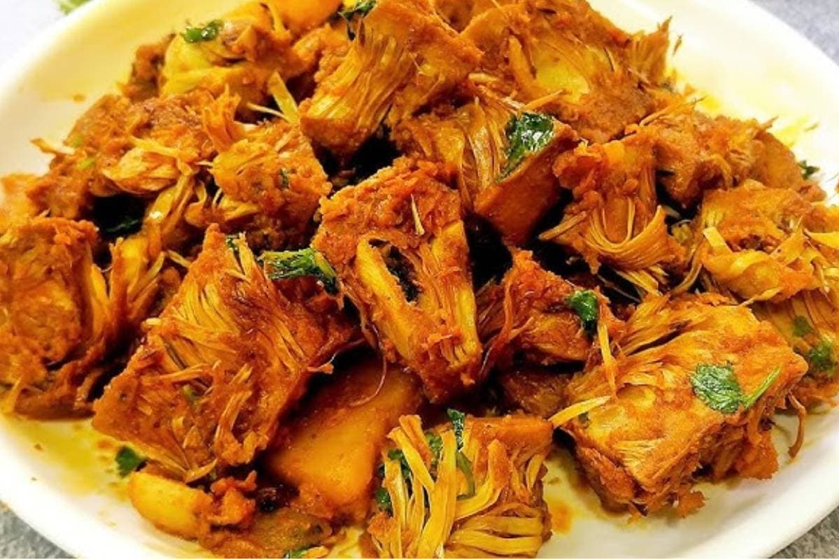 dry kathal bhurji recipe, jackfruit bhurji recipe