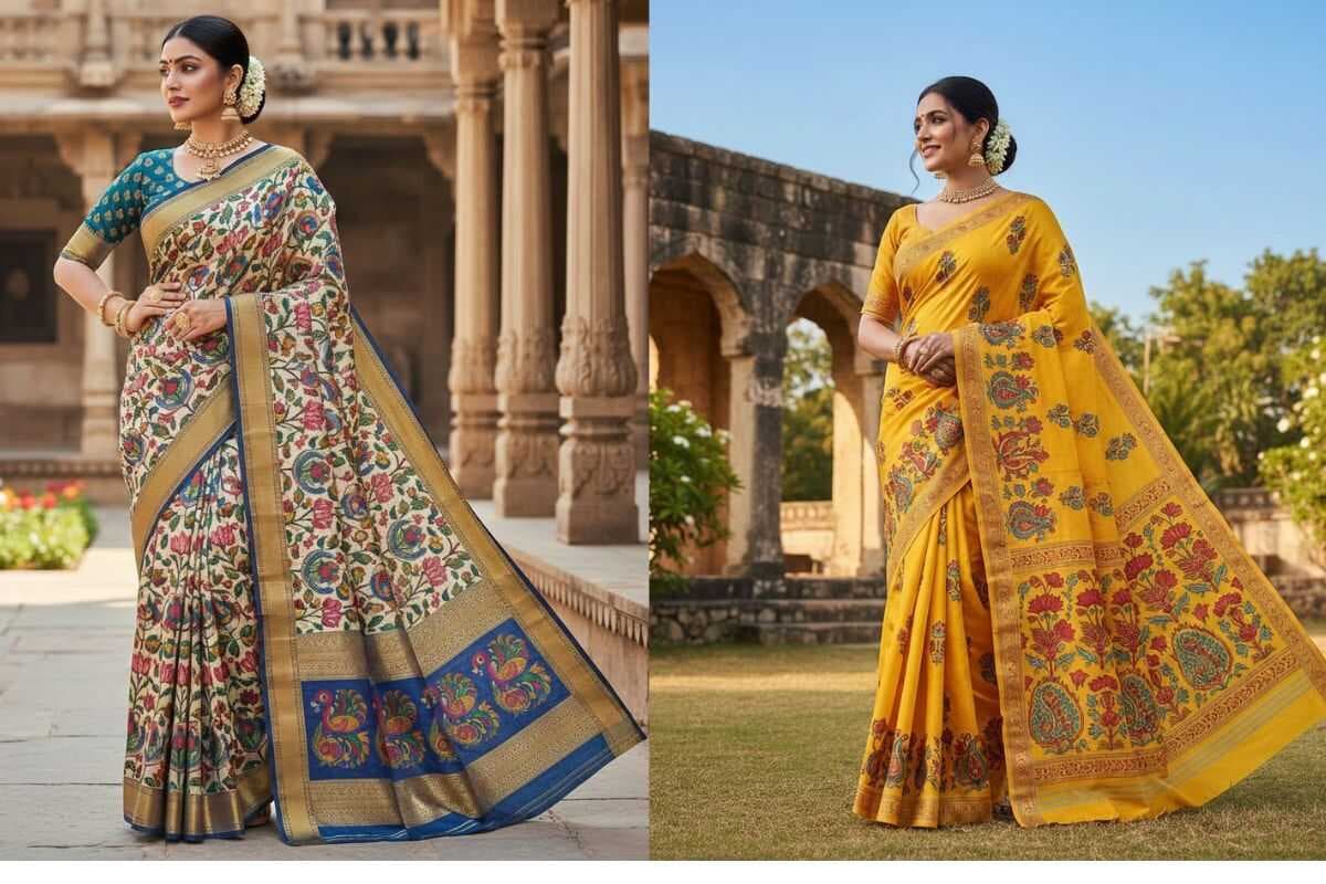 Printed Saree Design (AI IMAGE)