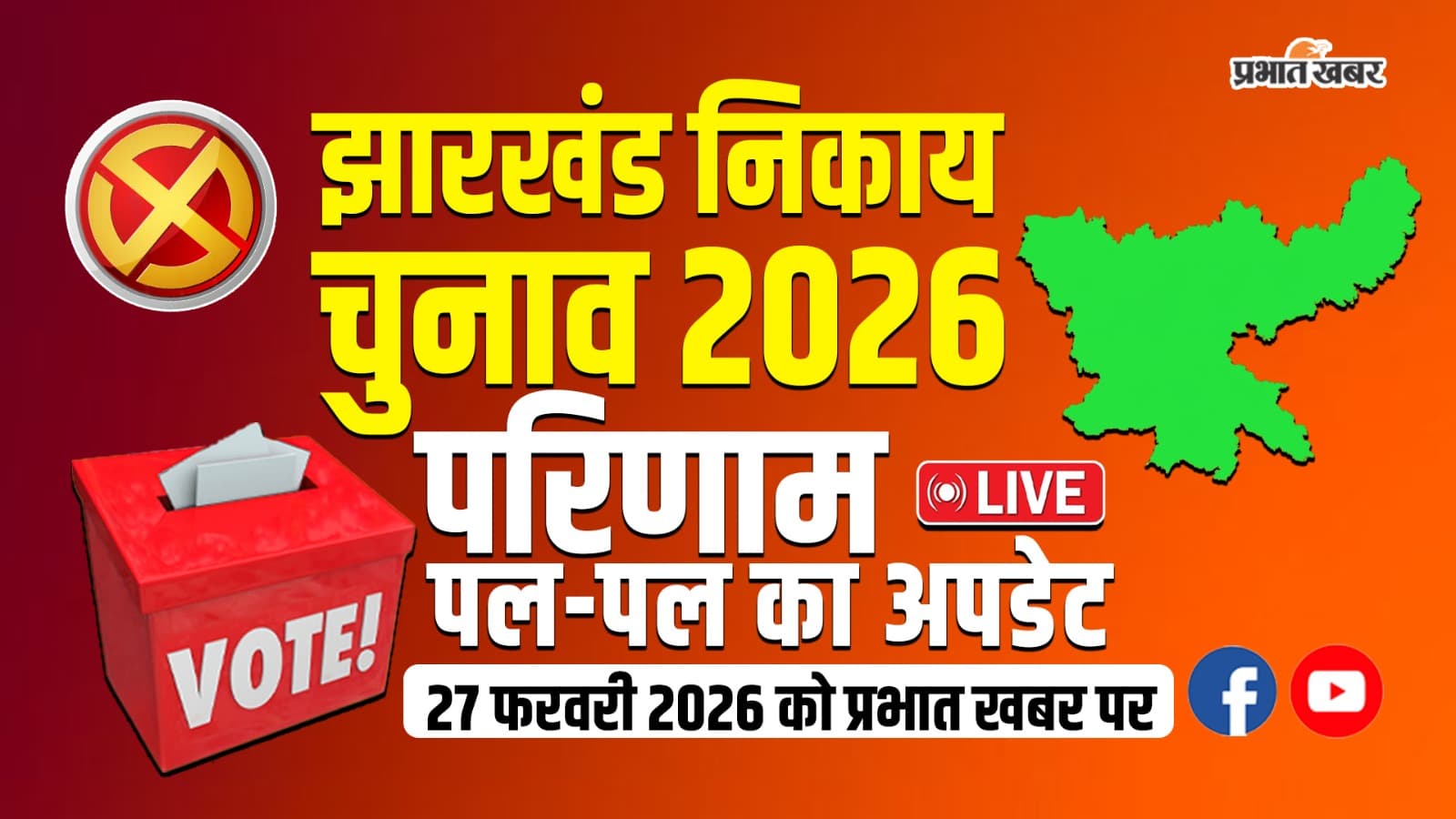 सबसे सटीक, सबसे तेज: झारखंड निकाय चुनाव अपडेट देखें प्रभात खबर पर, ग्राउंड जीरो से लाइव
