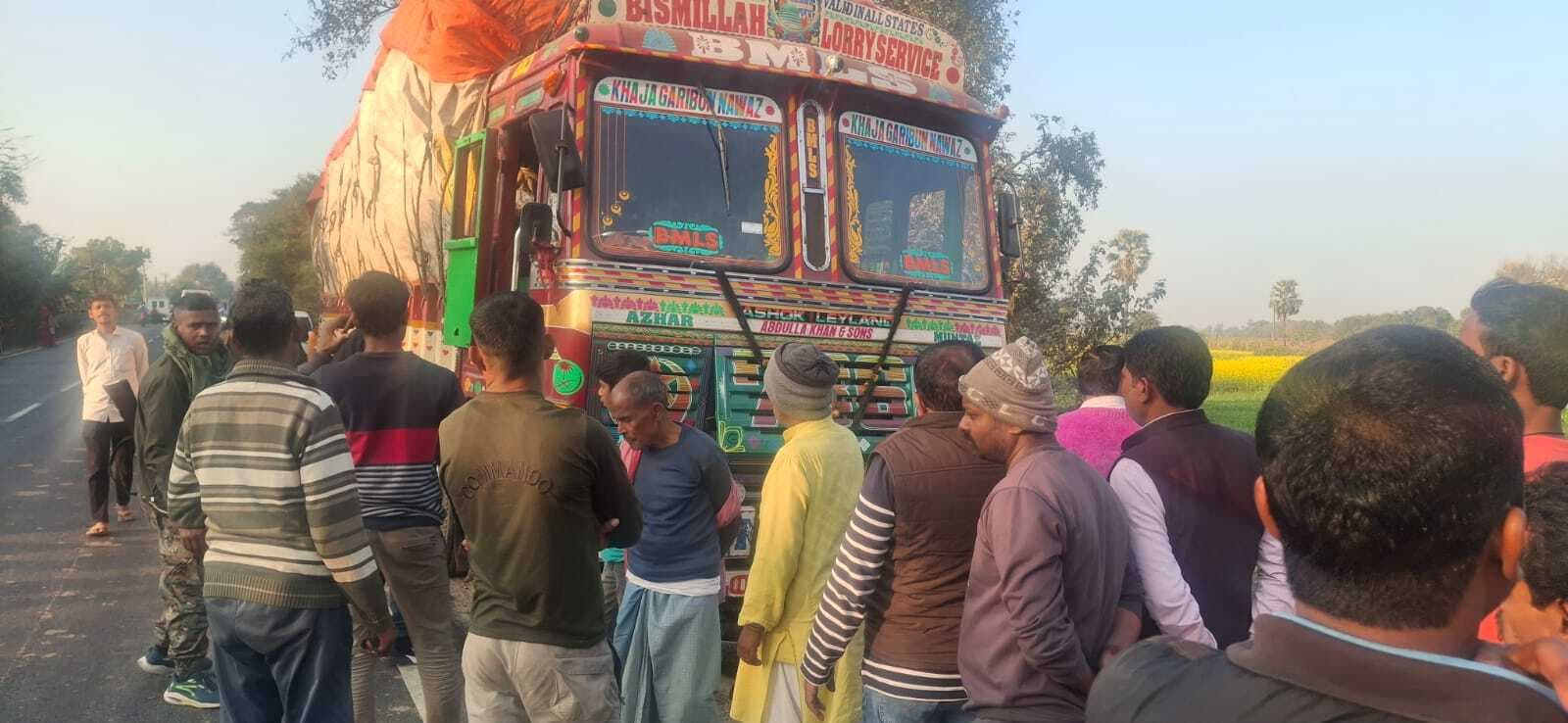 ओरिया के समीप सड़क हादसे में फेरी वाले की मौत