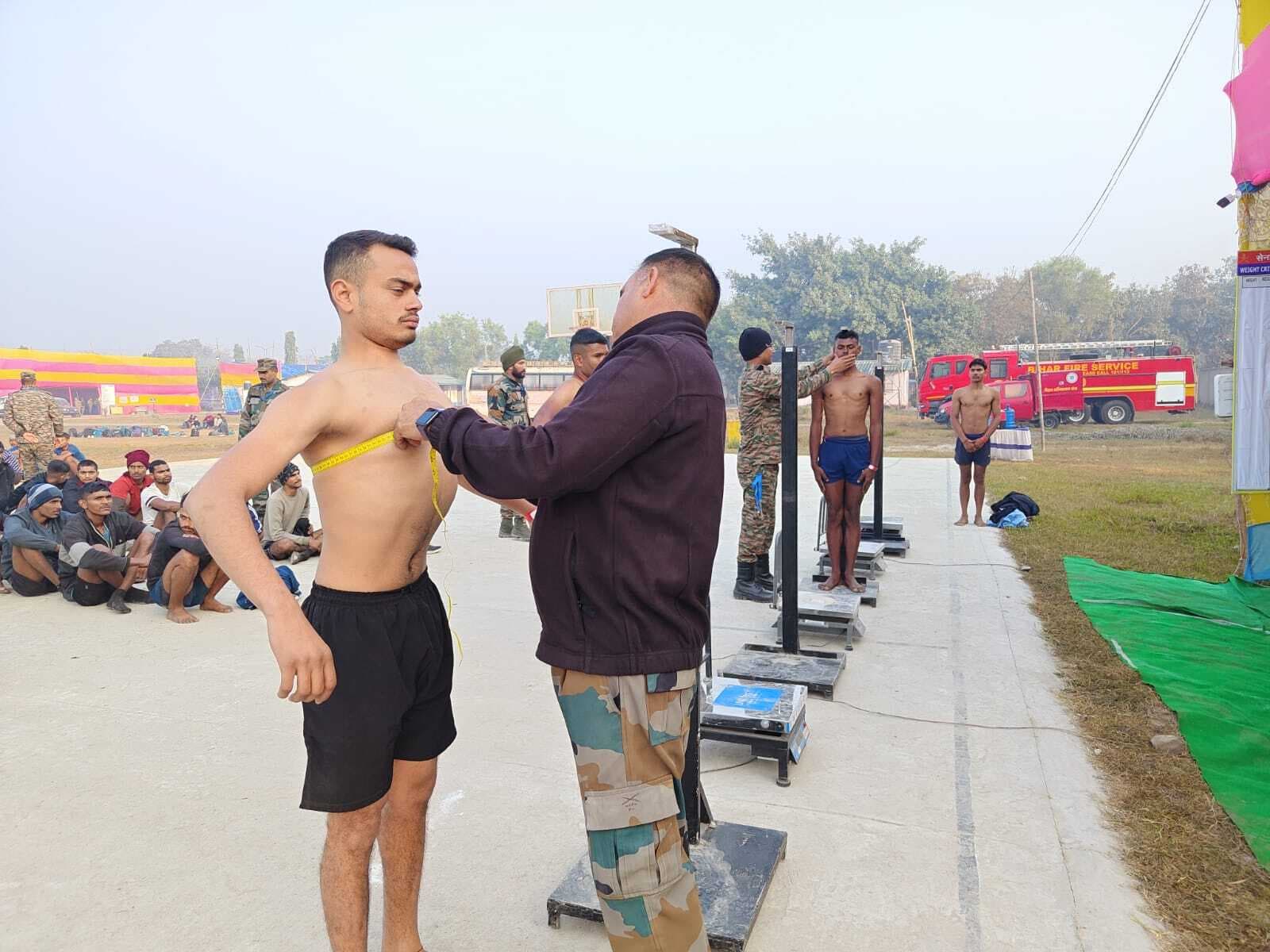 अग्निवीर भर्ती रैली: छठे दिन 12 जिले के युवाओं ने टीडीएन 10 के लिए लगायी दौड़
