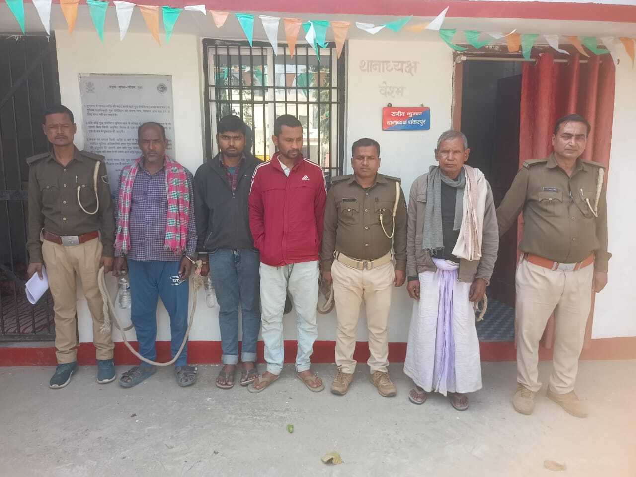 दो नामजद व दो वारंटी गिरफ्तार