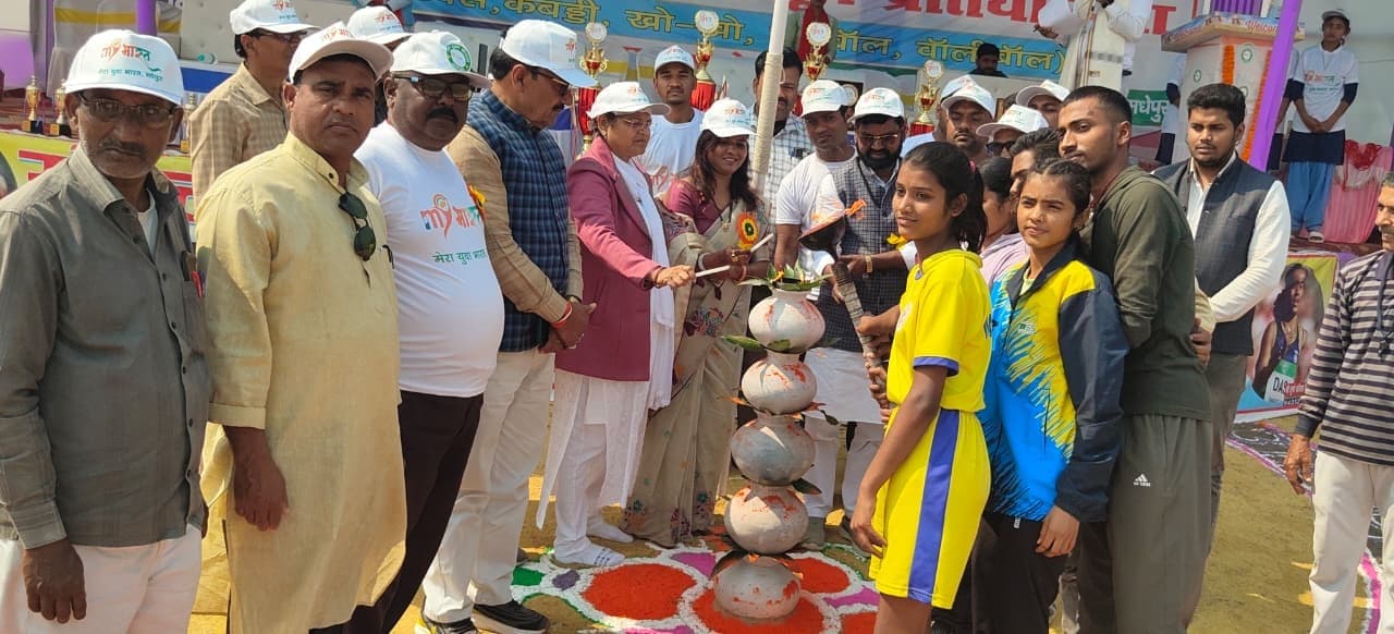 जिला स्तरीय खेलकूद प्रतियोगिता का हुआ आयोजन