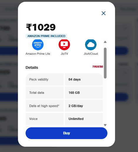 1029 रुपये वाला प्लान