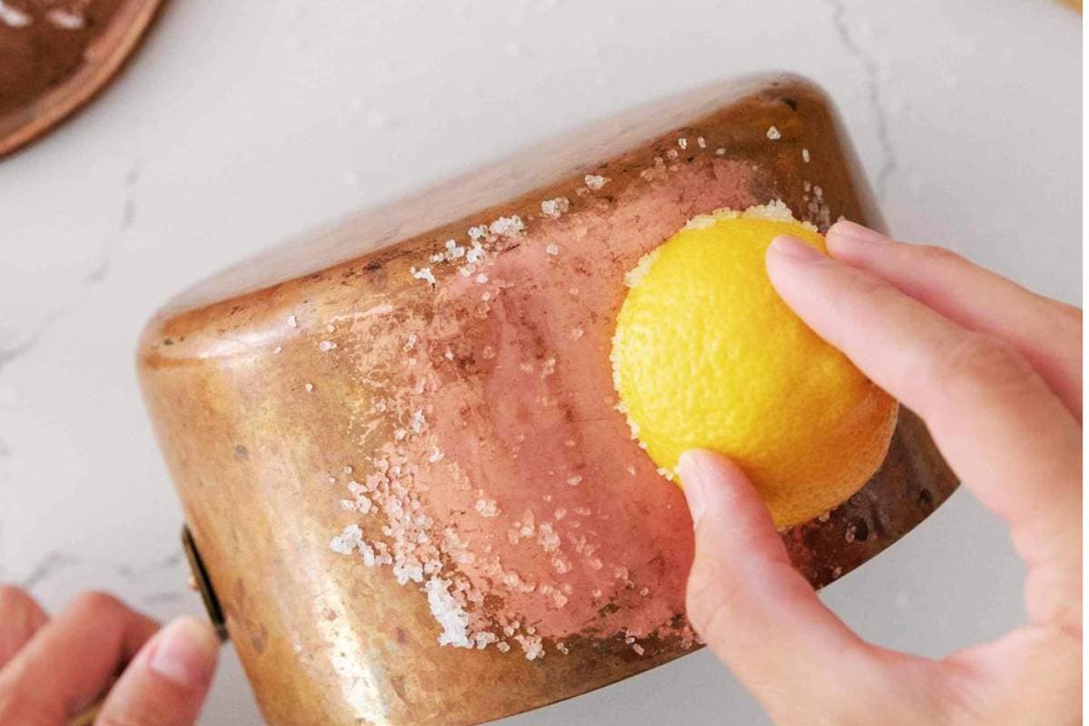 easy home remedies to clean copper utensils