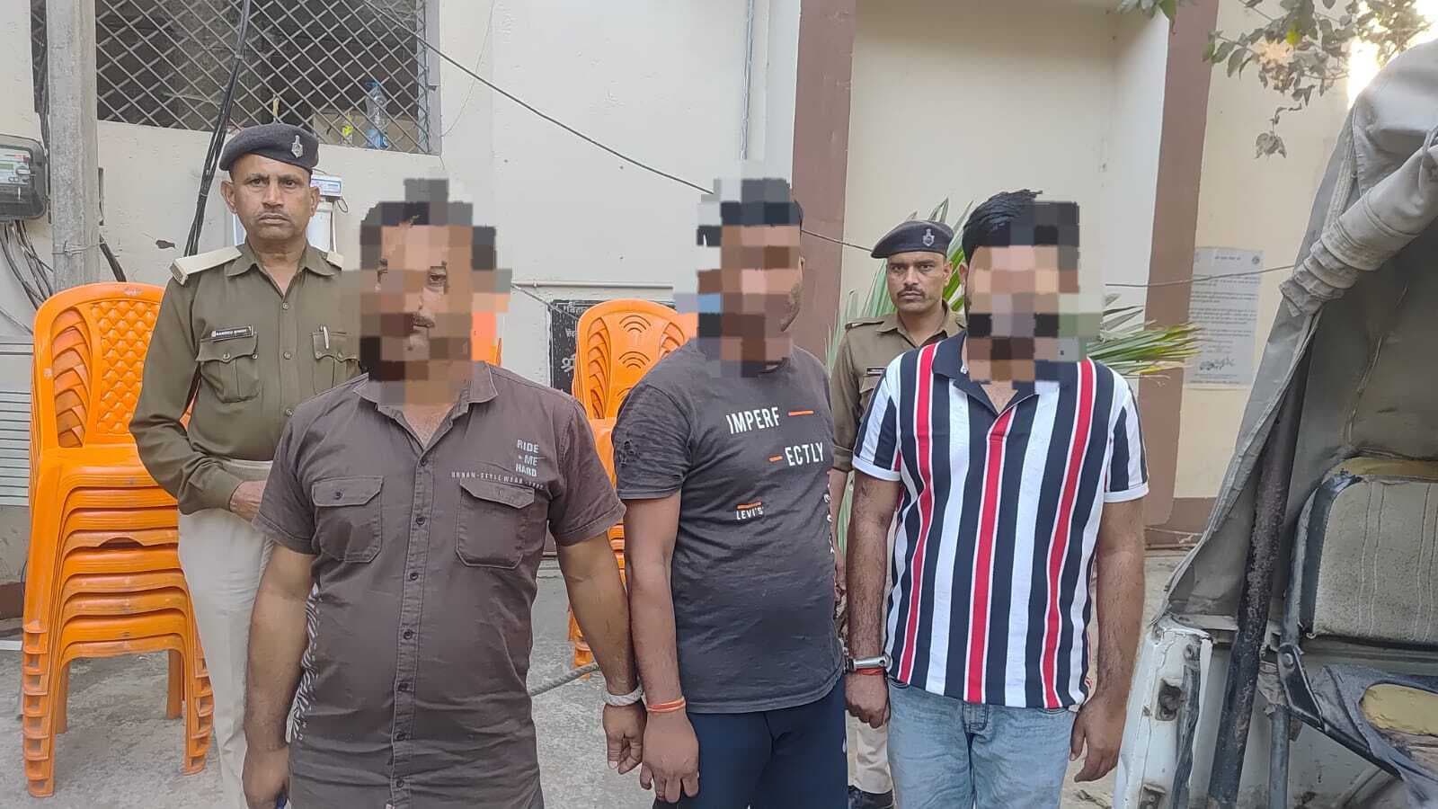 हत्या की नीयत से अपहरण, पुलिस ने तीन आरोपितों को दबोचा