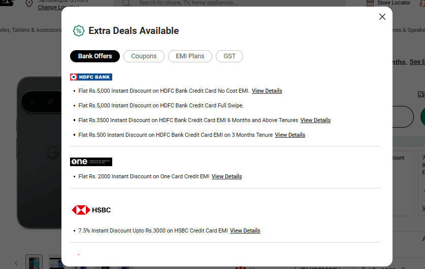विजया सेल्स पर गूगल पिक्सल 10 पर मिल रहे डिस्काउंट की डिटेल्स