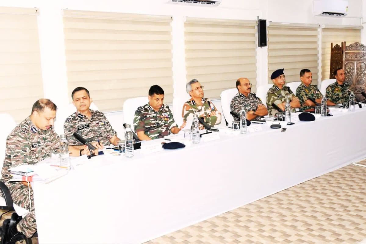 CAPF Chiefs Meeting Kolkata West Bengal Elections 2026 CAPF Chiefs Meeting Kolkata West Bengal Elections 2026