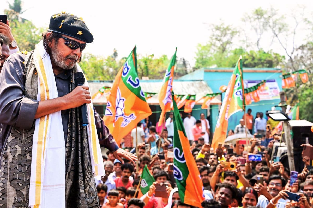 Mithun Chakraborty Road Show West Bengal Election 2026 Mithun Chakraborty Road Show West Bengal Election 2026