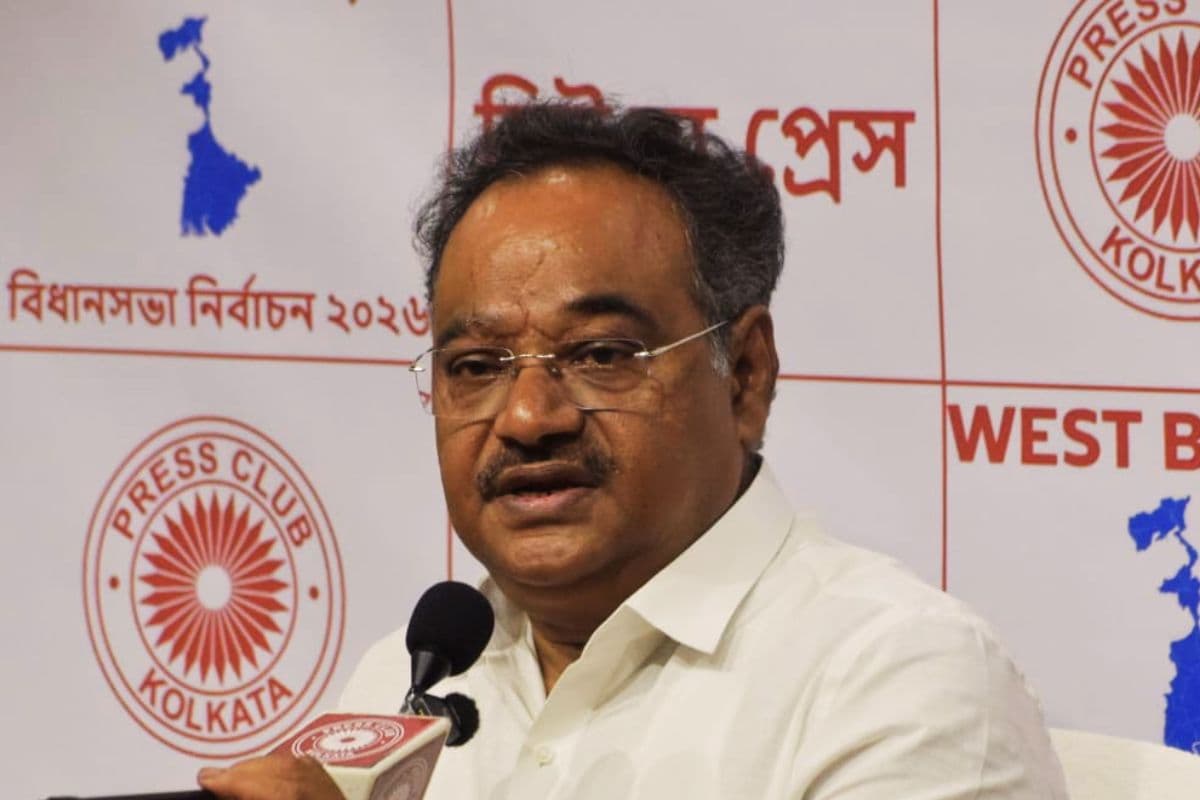 Samik Bhattacharya Meet the Press West Bengal Election 2026 Samik Bhattacharya Meet the Press West Bengal Election 2026