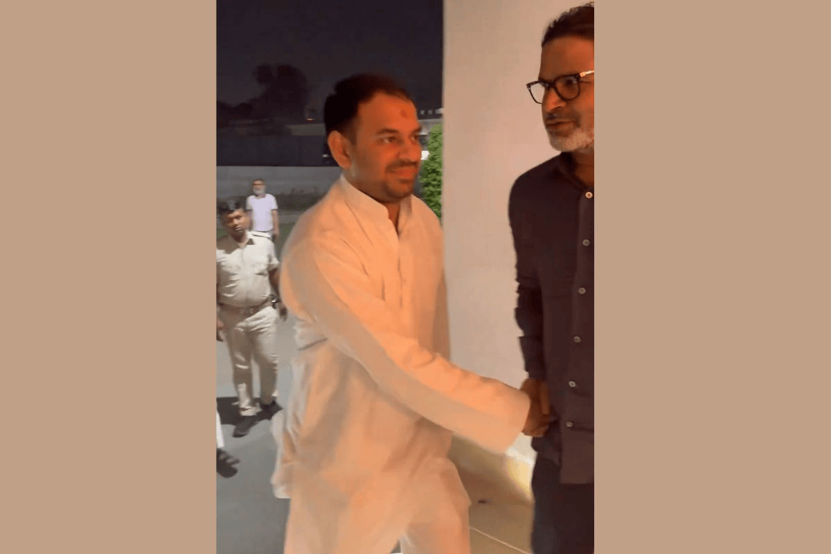 Bihar Politics Tej Pratap Yadav met Prashant Kishor Bihar Politics Tej Pratap Yadav met Prashant Kishor