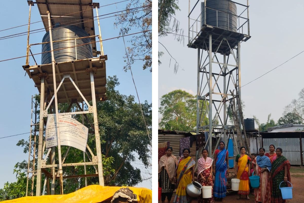 पश्चिमी सिंहभूम के हिरजीहाटिंग गांव में जल मिशन योजना फेल, जल मीनार खड़ा, पानी गायब