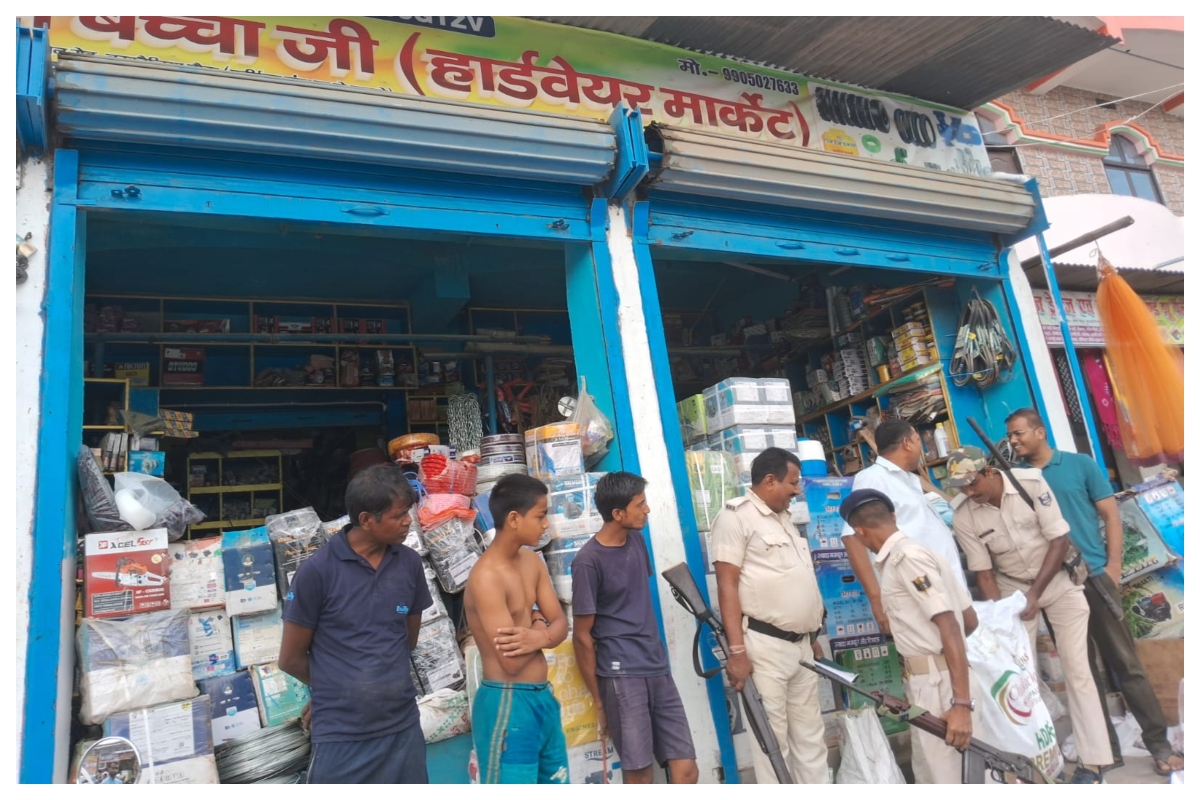 Police and company representatives inspecting seized counterfeit CEAT tubes during a raid in Turkaulia. Police and company representatives inspecting seized counterfeit CEAT tubes during a raid in Turkaulia.
