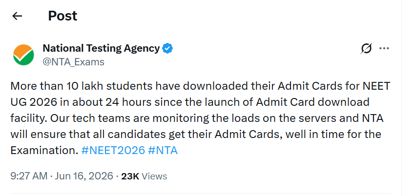 NTA Notice