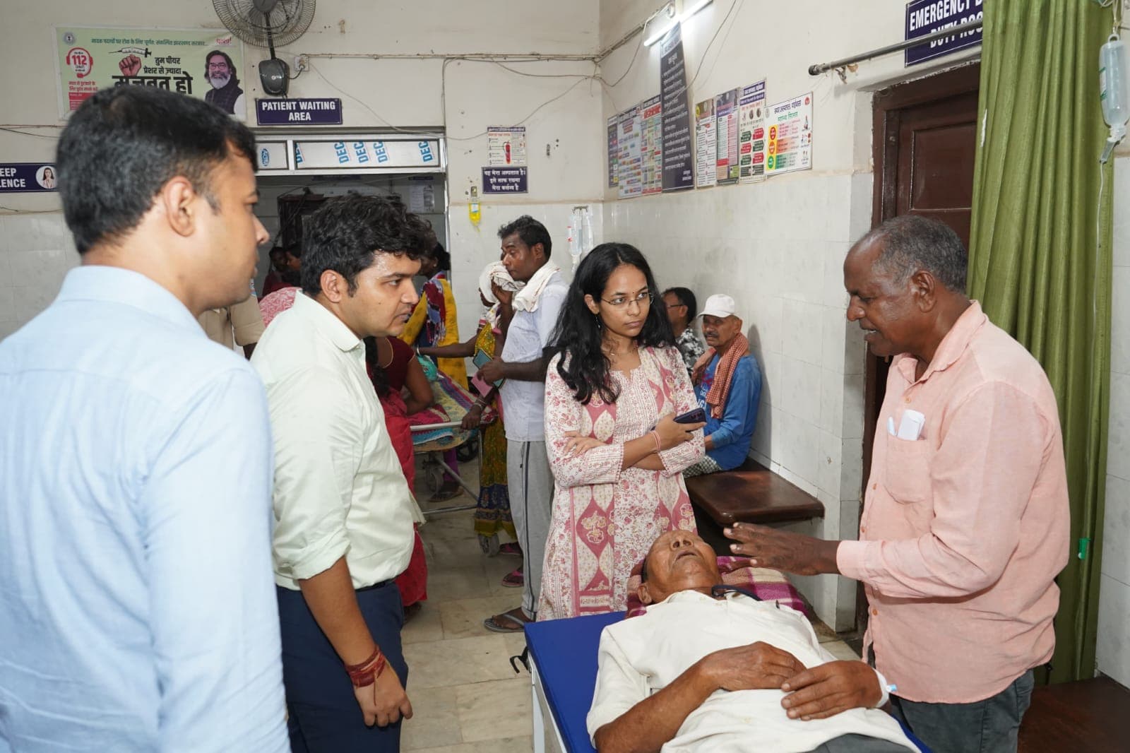 डीसी ने सदर अस्पताल के इमरजेंसी वार्ड का किया औचक निरीक्षण