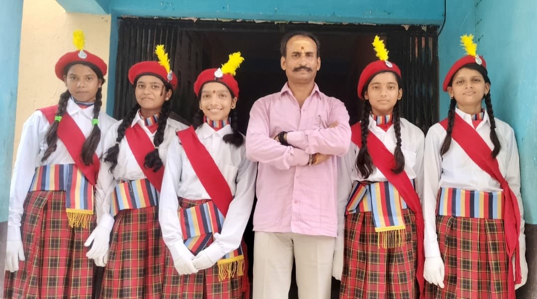 स्वतंत्रता दिवस को लेकर मॉडल स्कूल गौरा में फुल ड्रेस रिहर्सल अभ्यास शुरू